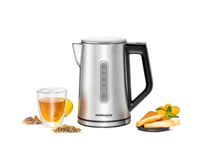 ROMMELSBACHER WK 3000 Electric Kettle 1.7 L 3000 W Black Stainless Steel Adjustable Thermostat Water Level Indicator — view 5