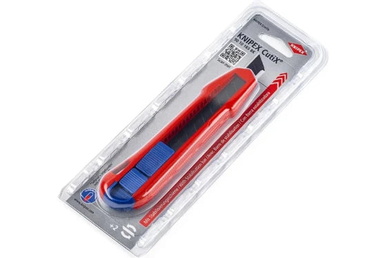 KNIPEX CutiX Universal Knife 0308753 with Blade Stabilization 165 mm (Black) — view 3