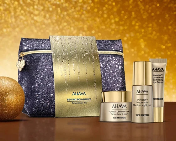 Ahava Holiday 2024 Extraordinary You Set (Face Cream 50 ml, Face Serum 30 ml, Eye Cream 15 ml, Pouch) — view 3