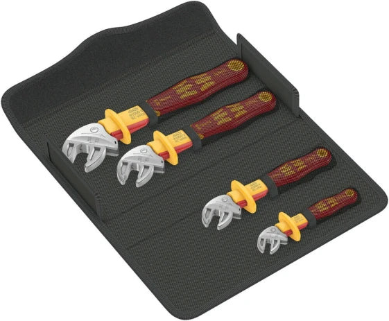 Wera 6004 Joker VDE insulated open-end wrench set, 4-piece (Orange; Yellow)