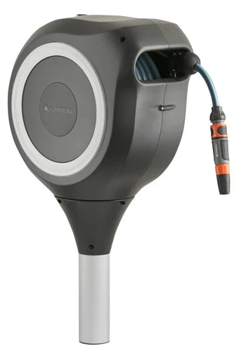 Gardena Deutschland GmbH Gardena RollUp Ground-standing Reel Automatic 0–360° 20 m Black/Grey (Gray) — view 3
