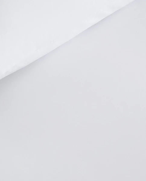 Zarahome Percale Duvet Cover (200 Thread Count) (150 x 220 cm / White) — view 13