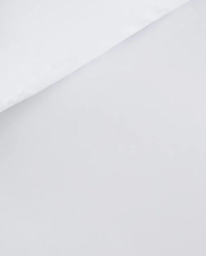 Zarahome Percale Duvet Cover (200 Thread Count) (150 x 220 cm / White) — view 13
