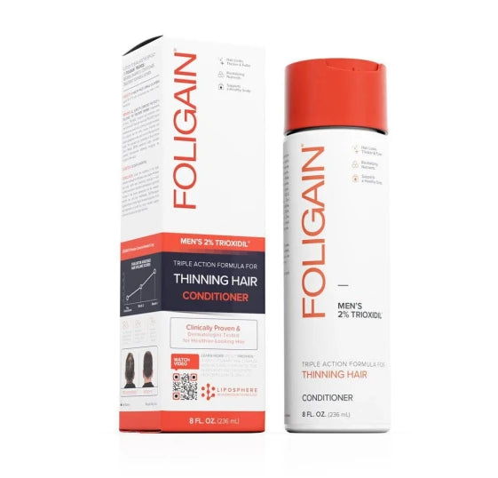 Foligain Triple Action Anti-Hair Loss Conditioner for Men 236 ml — view 2