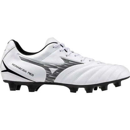 Mizuno Monarcida Neo III Select MD Football Boots (EU 46 / White / Black)