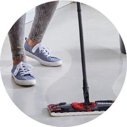 Vileda Turbo Ultramat Bucket and Mop Set (Black / Red) — view 3