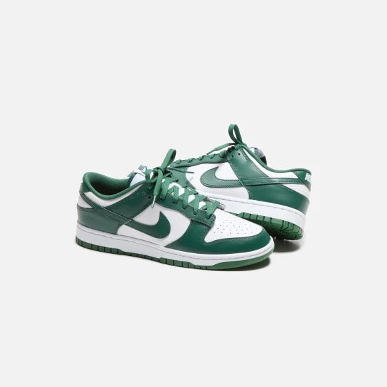 Nike Dunk Low Retro - White/Team Green/Total Orange - 9 (9) — view 4