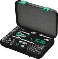 Wera 8100 SA 4 Zyklop Speed Ratchet Set 1/4-inch (Green)