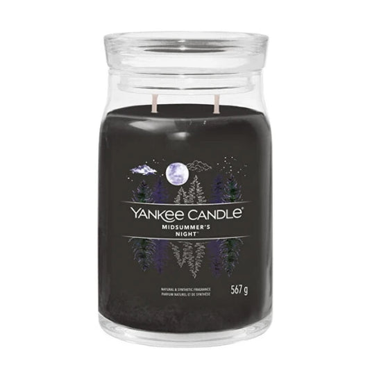 Yankee Candle Signature Large Glass Aromatic Candle Midsummer's Night 567 g