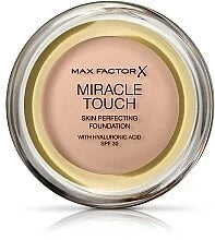 Max Factor Miracle Touch Skin Perfecting SPF 30 Powder Foundation with Hyaluronic Acid (11.5 g / Elfenbein, Gold) — view 9