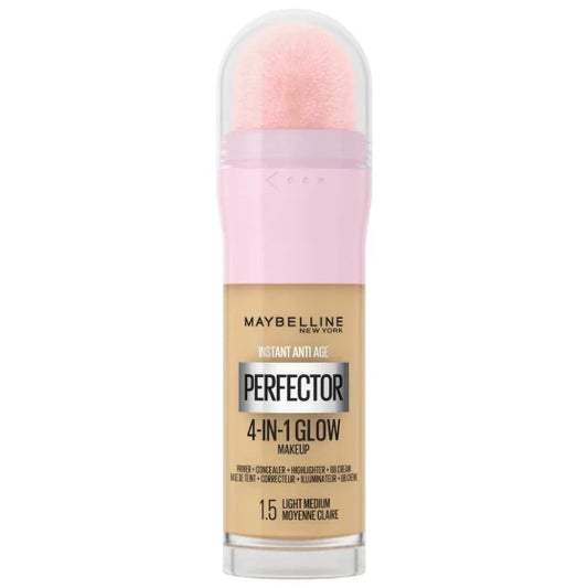 Maybelline Instant Perfector Glow 4-in-1 Foundation (20 ml / 1.5 - LIGHT MEDIUM)