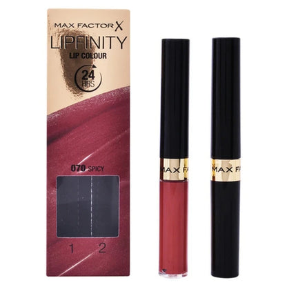 Max Factor Lipfinity Women's Cosmetic Set (2 pcs) (070 - Spicy Shade)