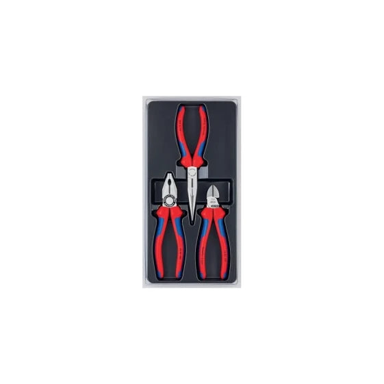 KNIPEX 00 20 11 Pliers Set, Blue/Red, 810 g — view 3