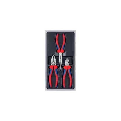 KNIPEX 00 20 11 Pliers Set, Blue/Red, 810 g — view 3