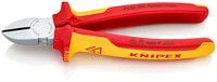 KNIPEX Diagonal Cutters 180 mm VDE (Orange; Red) — view 3