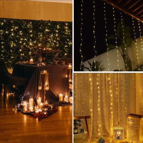 SPRINGOS Garland 2 x 2 m (Golden) — view 7