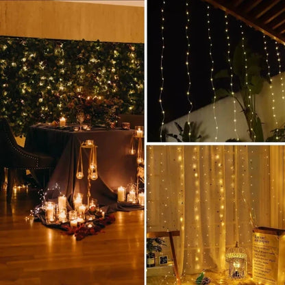 SPRINGOS Garland 2 x 2 m (Golden) — view 7