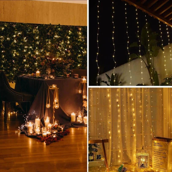 SPRINGOS Garland 2 x 2 m (Golden) — view 8