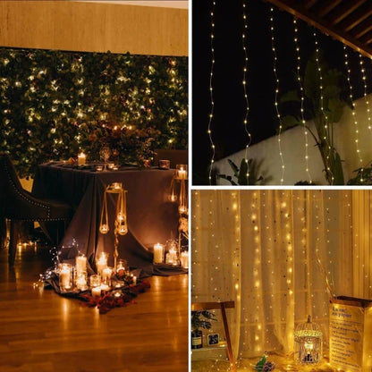 SPRINGOS Garland 2 x 2 m (Golden) — view 8