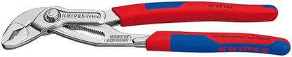 KNIPEX 87 05 250 Tongue-and-groove pliers 25 cm, 5 cm, 4.6 cm, Chromium-vanadium steel, Blue/Red (Blue)