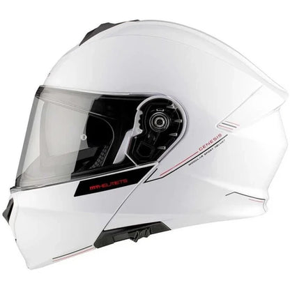 MT Helmets Genesis SV Modular Helmet (L / White) — view 3