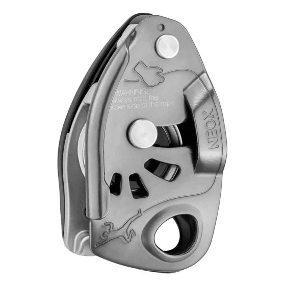 Petzl Neox belay device (Light Grey)