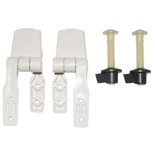 JABSCO Hinge Set for Marine Toilet (White)