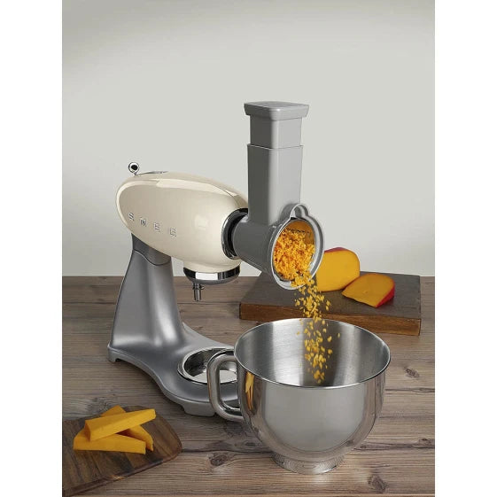 SMEG Slicer & Grater (4 Accessories) SMSG01 - Grey - Plastic, Stainless Steel - China - SMF01/02/03/13 - 24 mm — view 2
