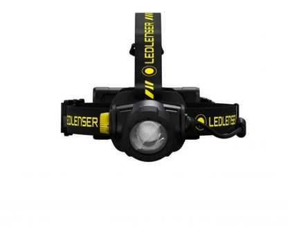 LED Lenser H15R Work Headband Flashlight, Black/Yellow, IP67, 2500 lm (Black)