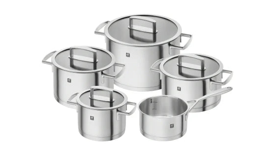 ZWILLING Vitality 5-Piece Pot Set (Silver)