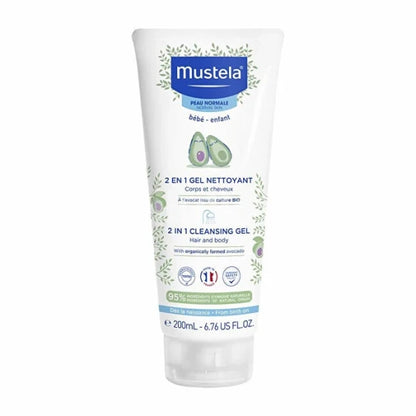 Mustela 2-in-1 Baby Body and Hair Cleansing Gel (200 ml)