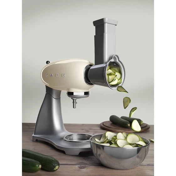 SMEG Slicer & Grater (4 Accessories) SMSG01 - Grey - Plastic, Stainless Steel - China - SMF01/02/03/13 - 24 mm — view 4