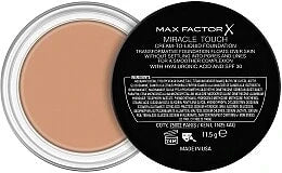 Max Factor Miracle Touch Skin Perfecting SPF 30 Powder Foundation with Hyaluronic Acid (11.5 g / Elfenbein, Gold) — view 3