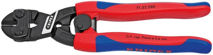 KNIPEX CoBolt Bolt Cutter Pliers, Chromium-Vanadium Steel, Plastic, Blue/Red, 20 cm, 370 g (Black)