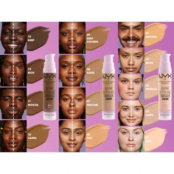 NYX Professional Makeup Bare With Me Serum Concealer 9.6 ml for Women (9.6 ml / 02 Light) — view 4