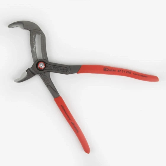 KNIPEX 87 21 250 Tongue-and-Groove Pliers, 25 cm, 5 cm, 4.6 cm, Chromium-Vanadium Steel, Red (Red) — view 5