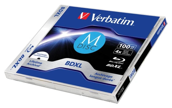 Verbatim M-DISC Lifetime Archival BDXL 100GB Single Disc Jewel Case — view 3