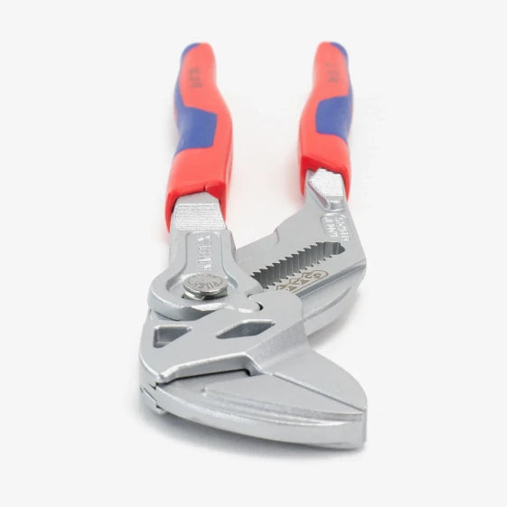 KNIPEX 86 05 250 Slip-joint pliers, 25 cm, 4.6 cm, chromium-vanadium steel, plastic handles, blue/red — view 3