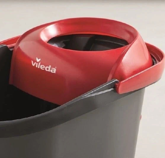 Vileda Turbo Ultramat Bucket and Mop Set (Black / Red) — view 11