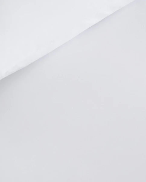 Zarahome Percale Fitted Sheet, 30 cm High (200 Thread Count) (90 x 200 x 30 cm / White) — view 8