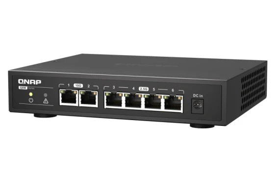 Qnap Systems QNAP QSW-2104-2T Unmanaged 2.5G Ethernet (100/1000/2500) (Black) — view 10