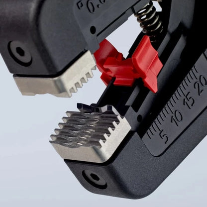 KNIPEX PreciStrip 16 Insulation Stripper (Red) — view 4