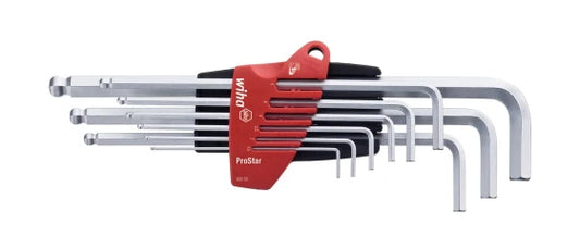 Wiha 07185 L-shaped hex key set, 9 pcs