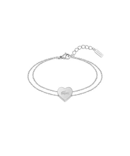 Lacoste Romantic Steel Heart Bracelet 2040396 (Silver) — view 2