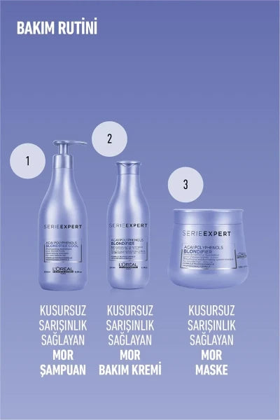 L'Oreal Professionnel Serie Expert Blondifier Gloss Reconstructing Shampoo for Bleached Hair 500 ml (300 ml NEW, 500 — view 6