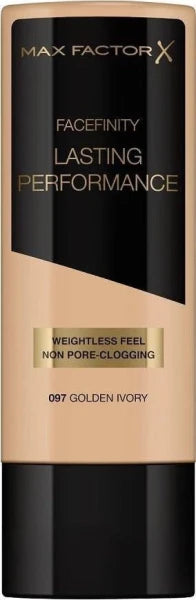 Max Factor Facefinity Lasting Performance Long-Wear Coverage Foundation 097 Golden Ivory 35ml