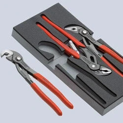 KNIPEX 00 20 01 V16 Pliers Set, Red, 335 x 33 x 165 mm, 850 g (335 x 33 x 165 mm / Red) — view 2