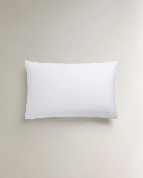 Zarahome Percale Pillowcase (200 Thread Count) (50 x 75 cm / White) — view 8