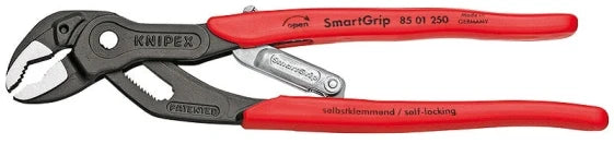 KNIPEX 85 01 250 Siphon Pliers 25 cm, 3.2–3.6 cm, Chrome Vanadium Steel, Red (Red) — view 3