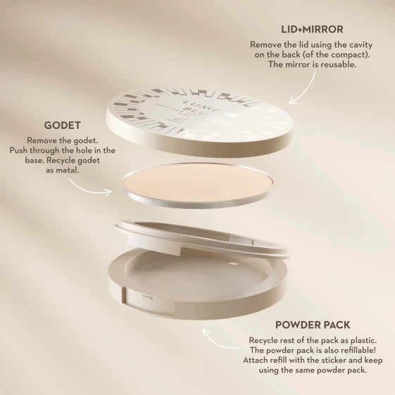 Lumene Blur Longwear Powder Foundation Refill SPF 15 (10 g / 1) — view 2